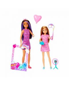 Barbie Celebration Fun - Muñeca de cumpleaños y Stacie (2 unidades)