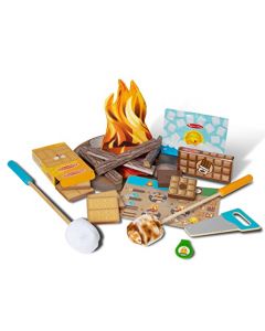 Melissa & Doug Let's Explore Campfire S'Mores Juego | Juegos de fogata para niños a Partir de 3 años