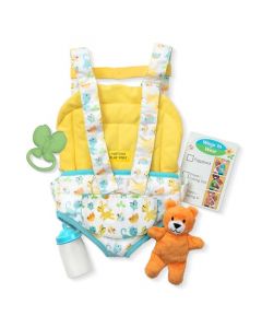 Melissa & Doug Mine to Love Set de Mochila para Llevar Muñecos Bebé