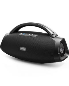 W-KING Altavoces Bluetooth portátiles de 300 W Pico 200 W RMS, Boombox de Fiesta de Graves masivos IPX7 Altavoz Bluetooth Impermeable V5.3/Aplicación EQ/Carga rápida/par estéreo/Entrada de Guitarra