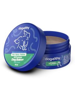 Dogelthy Dog Balm. Balsamo Hidratante para Perros. Balsamo para Perros para Mantiener la Piel, Patas y Nariz Libre de Resequedad. Pet Balm Hecho de Aceite de Coco, Almendra y más de 50g (Tarro)