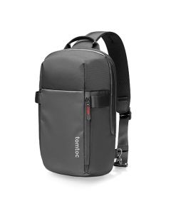 tomtoc Compact EDC Sling Bag, Bolso bandolera minimalista en el pecho para Macbook Pro M3 A2992 A2918 de 14 pulgadas, Mochila ligera resistente al agua para uso diario, trabajo, tamaño pequeño