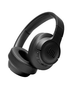 JBL Tune 710BT - Auriculares inalámbricos con micrófono, batería de 50 Horas, Llamadas Manos Libres, portátil (Negro), Mediano