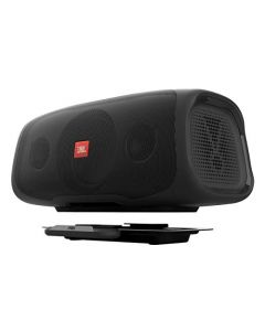 JBL BassPro Go - Subwoofer Alimentado en el vehículo y Altavoz Bluetooth portátil de Rango Completo, Negro