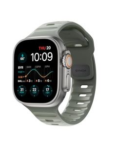 Nomad - Correa deportiva compatible con Apple Watch Series 8, 7, 6, SE y todos los modelos anteriores, correa de reloj impermeable - 49/45/44/42 mm (Coastal Rock)