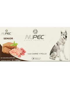 Nupec Alimento Húmedo, Senior, Blanco con Café