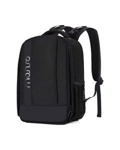 MOSISO Camara Mochila,DSLR/SLR/Mirrorless Fotográfica con Búfer Bolsa Para Cámara Acolchada con Inserciones Modulares Personalizadas&Soporte Trípode