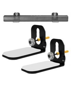 BINGOOMX Kit de Soporte para Barra de Sonido. Base Universal para Barra de Sonido en la Pared, Compatible con Hisense, Samsung, Bose, Sony, JBL Soundbar(Negro)