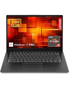 Lenovo Newest V14 Gen-4 - Laptop para negocios, 8 GB DDR5 RAM, 256 GB SSD, AMD Ryzen 5 7520U (Beat i5-1135G7), pantalla FHD de 14 pulgadas, Dolby Audio, HDMI, tipo C, Ethernet, Windows 11 Pro W/WOWPC