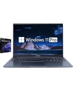 Asus - Laptop VivoBook 16X, 16/ 24 GB, RAM 1TB, SSD, Windows 11 Pro, Procesador AMD Ryzen 7 5800HS 8 núcleos, pantalla WUXGA IPS antideslumbrante, obturador de privacidad en cámara, HDMI, USB C, azul.