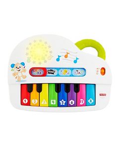 Fisher-Price Ríe y Aprende Perrito Piano Sonidos Divertidos Juguete para bebés de 6 a 36 meses