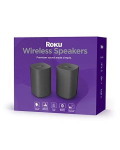 Roku - Altavoces inalámbricos Streambars TV, Color Negro, 2 Unidades (Paquete de 1)