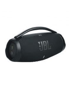 JBL Boombox 3 Wi-Fi Bocina Portátil Bluetooth, Sonido 3D Dolby Atmos, Reproducción 24 Horas, Resistente al Agua y Polvo IP67 - Negro