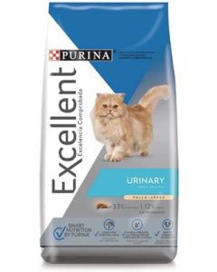 ZKMAGIC Purina Excellent Alimento para Gatos Adulto Urinario Pollo y Arroz 7.5 kg