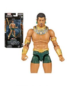 Marvel Legends Series - Black Panther Wakanda Forever - Figura de Namor de 15 cm - 3 Accesorios, 1 Pieza para armar Figura - Universo Cinematográfico