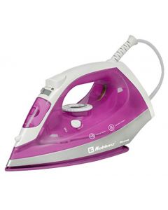 Koblenz - Plancha de Vapor Koblenz Ultra Keramik Pro de 1200 W y tanque de agua de 220ml con Suela Cerámica, Sistema que Evita el Sarro, Anti-calc, Cable con rotación de 360°, Rosa con Blanco (PKK-350 R)