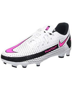 Nike - Zapatos Fútbol Phantom GT Academy FG/MG para niños (niño pequeño/niño grande) blanco/rosa blast/negro 1 niño pequeño M