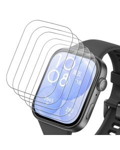 Suoman 6 Pack Protector Pantalla para Huawei Fit 3, [Película de TPU Flexible] Anti-Arañazos HD Transparente Sin vidrio Protector Pantalla para Huawei Fit 3 Reloj Inteligente