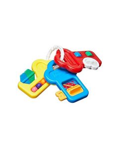 Fisher-Price Juguete para Bebés Brilliant Basics Llavero de Actividades para bebés de 3 meses en adelante