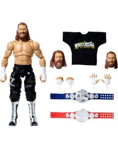 Mattel WWE Ultimate Edition Figura de acción y Accesorios, Juego de colección Sami Zayn de 6 Pulgadas con Cabezas y Manos Intercambiables, 30 Puntos de articulación