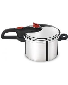 T-fal P2614634 Secure Aluminum Initiatives - Olla de presión 12-PSI, 5.6 litros