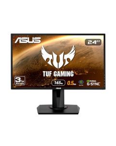 Asus Monitor Gamer 24" VG248QG, Eye Care, HDMI, DVI, 1080P, Full HD con 165Hz de refresco, tecnología Adaptive-Sync para gráficos perfectos y G-SYNC