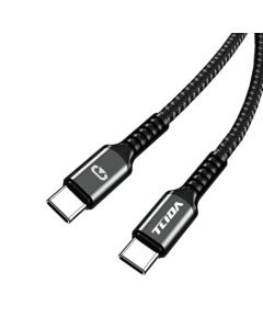 TLIDA - Cable de carga tipo C a C, carga rápida, transmisión de datos, antidesgaste, antitirón, para productos de la serie iPhone 15, para Huawei, adecuado para Xiaomi, adecuado para Oppo, para vivo