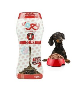 Vory de Res Delicioso aderezo para Las croquetas de tu Perro, complemento alimenticio, utilízalo también como Premio, le ayudara a Mejorar su digestión, Las vitaminas y probioticos Que Necesita