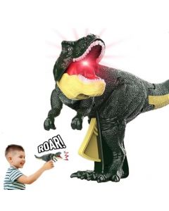 ArtiFusion Dinosaurio Juguete,Divertido Juguete de Dinosaurio para niños, Movimientos de Cabeza y Cola,Tiranosaurio Rex Realista，Regalo del Día del Niño