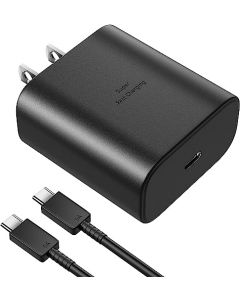 Cargador Samsung Carga Rapida de 45W, Cargador USB C para Samsung Galaxy S24 Ultra,F55, S23 Ultra/S23+/S23/S22 Ultra/S22+/S22/S21/S20/Note 20/Note 10,Enchufe USB C con Cable USB C Carga Rapida de 1.5M