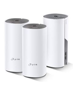 TP-Link Deco Mesh WiFi AC1200 Sistema para todo el hogar, Doble Banda 1200 Mbps, Conecta hasta 100 dispositivos, Compatible con Alexa