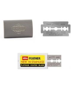 Pack Porta Protector Rastrillo The Shaving Co. Y Navajas - 1