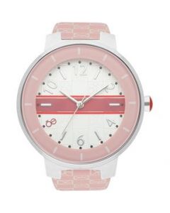 Reloj Análogo Cloe Con Extensible De Tactopiel Color Rosa OE2328