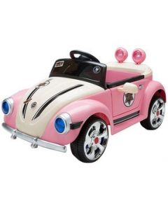 Carro Eléctrico Montable Bochito 6V Control Remoto USB Rosa - Rosa