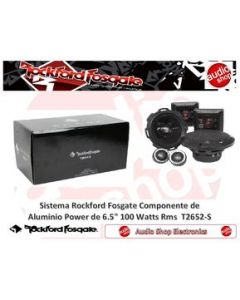 Rockford Fosgate Componente Aluminio Power 6.5" 100 Watts Rms T2652-S.