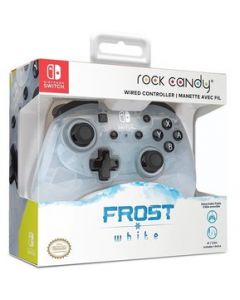 Control Alambrico PDP Rock Candy Nintendo SWITCH Blanco