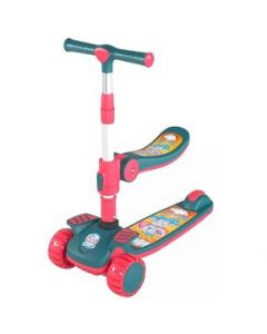 Scooter Patín Del Diablo Para Niños Aeiou Bc808-2 Con Luces Verde