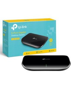 Switch Tp Link de escritorio 5 puertos 10/100/1000 Mbps