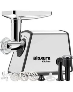 Molino Para Carne Electrico Embutidor Kubbe Acero Inox BioAura Kitchen