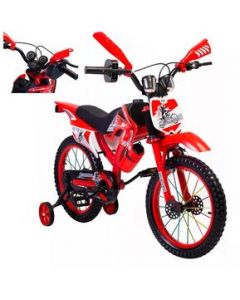 Bicicleta Entrenadora Para Niños Aeiou Moto Cross Rodado 12