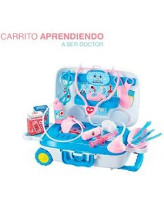 Carrito Maletin Kit Estuche Doctor Medico Juguete Didactico