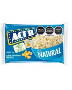 Palomitas Act Il Natural Paquete con 6 Piezas de 87 gr c/u