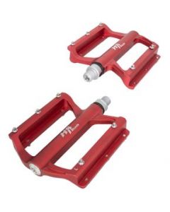 Pedales para bicicleta BMX 1/2 aluminio rojo ALNC-830B HS - M