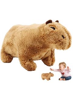 Funny toy Juguete de Peluche de Carpincho, 20cm Muñeco de Peluche de Capibara Kawaii Súper Suave, Regalo para Niños y Niñas