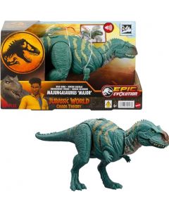 Mattel Jurassic World Dinosaurio de Juguete Rugido Salvaje Majungasaurus para niños de 4 años en adelante