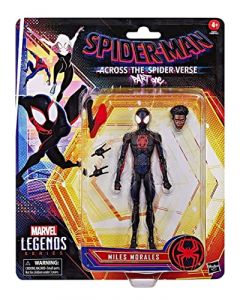 MARVEL Legends Series - Spider-Man: Across The Spider-Verse (Part One) - Figura de acción de Miles Morales de 15 cm - 3 Accesorios