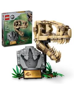 LEGO Jurassic World Fósiles de Dinosaurio: Cráneo de T. Rex Juguete para niños y niñas 76964