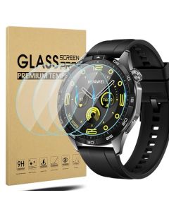 Suoman 4-Pack para Huawei Watch GT4 46mm Protector Pantalla de Vidrio Templado,Ultra-delgada de Vidrio Templado de Pantalla Protector para Huawei Watch GT4 46mm,Sin burbujas, Fácil instalación