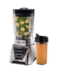 Licuadora Oster® Xpert Series™ vaso de vidrio y un Blend-N-Go BLST3A-CPG