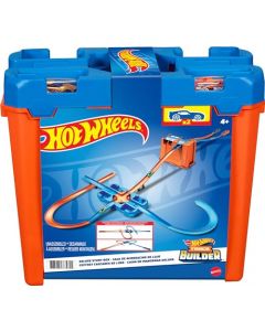 Hot Wheels Track Builder, Caja De Acrobacias Deluxe, Pista, Vehículos, Autos de Juguete, Edad: 3+, GGP93, Multicolor